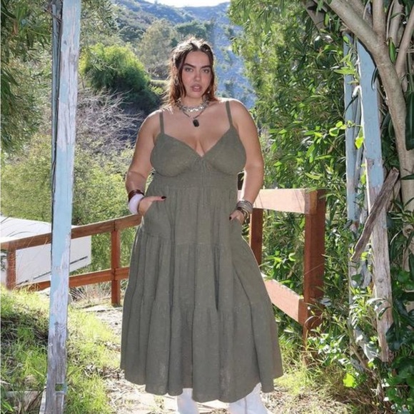 NWT Torrid Festi Tiered Maxi Dress - Picture 5 of 5